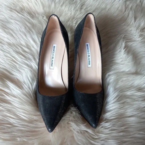 Manolo Blahnik BB Pump sz 37/7 - Picture 2 of 10